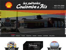 Tablet Screenshot of petrolescoulombe.com